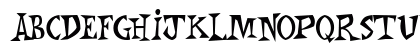 Monkey Chunks Regular Uppercase Preview