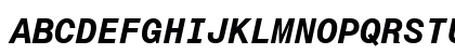 Monospac821 BT Bold Italic Preview