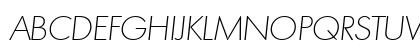 Montreal-Serial-ExtraLight RegularItalic Uppercase Preview