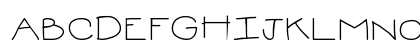 MTF Sweetie Regular Uppercase Preview