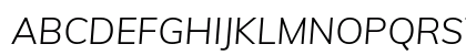 Mulish Light Italic Preview