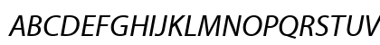 Myriad Web Pro Italic Preview