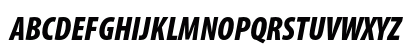 Myriad Pro Black Condensed Italic Preview