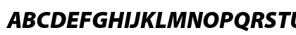 Myriad Pro Black Italic Preview