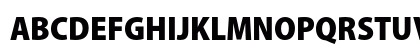 Myriad Pro Black SemiCondensed Uppercase Preview