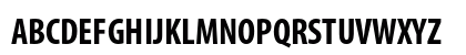 Myriad Pro Bold Condensed Preview