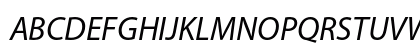 Myriad Pro Italic Preview