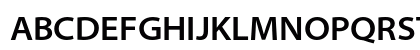 Myriad Pro Semibold SemiExtended Uppercase Preview
