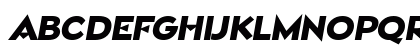 Napa Heavy SF Bold Italic Uppercase Preview