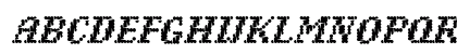 Narly Medium Uppercase Preview