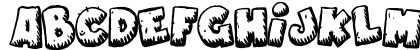 Naughty Cartoons Regular Uppercase Preview