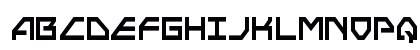 Neo-Navy Condensed Condensed Uppercase Preview