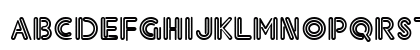 NeonThick Regular Uppercase Preview