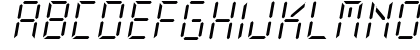 New X Digital tfb Light Regular Preview