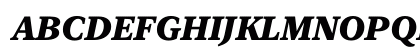 New York Small Heavy Italic Uppercase Preview