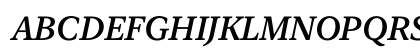 New York Small Medium Italic Uppercase Preview