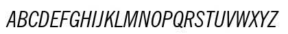 NewsGoth Cn BT Italic Preview
