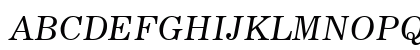 News705 BT Italic Preview