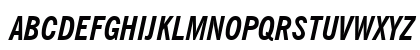 NewsGoth Cn BT Bold Italic Uppercase Preview