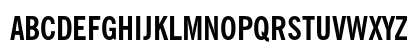 News Gothic Bold Condensed Preview