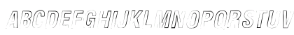 Newside FP Outline Italic Uppercase Preview