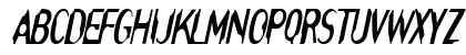 NibblesCondensed Oblique Uppercase Preview