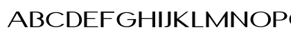 Nickel Extra-expanded Regular Uppercase Preview