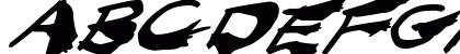 Nightmare Ink Italic Preview