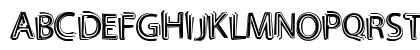 NightOut Regular Uppercase Preview