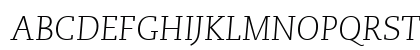 Monologue Light SSi Light Italic Uppercase Preview