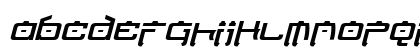 Nippon Tech Italic Uppercase Preview