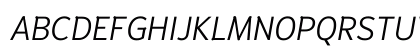 Niramit Light Italic Preview