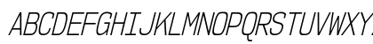 NK57 Monospace Condensed Light Italic Uppercase Preview