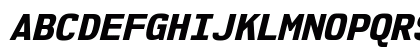 NK57 Monospace ExtraBold Italic Preview