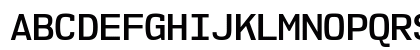 NK57 Monospace SemiBold Uppercase Preview
