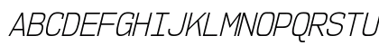 NK57 Monospace Semi-Condensed Light Italic Preview