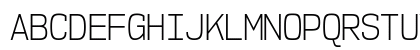 NK57 Monospace Semi-Condensed Light Uppercase Preview