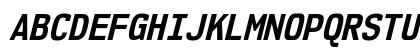 NK57 Monospace Semi-Condensed Bold Italic Uppercase Preview