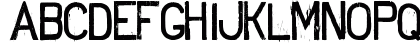 No Silly Walk There Regular Uppercase Preview