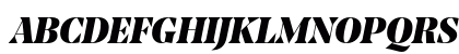 Noe Display Black Italic Uppercase Preview