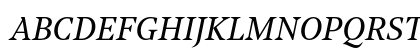Noe Text Italic Uppercase Preview