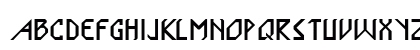 Nordic Regular Uppercase Preview