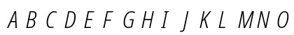 NotoSans Nerd Font Mono Italic Uppercase Preview