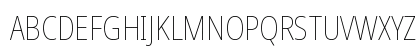 Noto Sans Cond Thin Regular Uppercase Preview