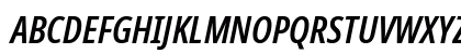 Noto Sans Disp Cond SemBd Italic Uppercase Preview