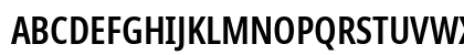 Noto Sans Disp Cond SemBd Regular Uppercase Preview