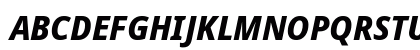 Noto Sans Disp ExtBd Italic Uppercase Preview