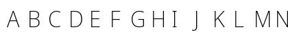 NotoSansDisplay Nerd Font Mono Regular Uppercase Preview
