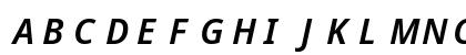 NotoSansDisplay NF Italic Preview