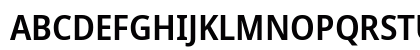 Noto Sans Disp SemBd Regular Uppercase Preview